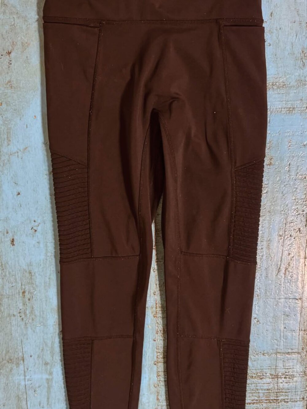 Motion365+ High-Waisted Moto Legging Fabletics, Women's size L, Black